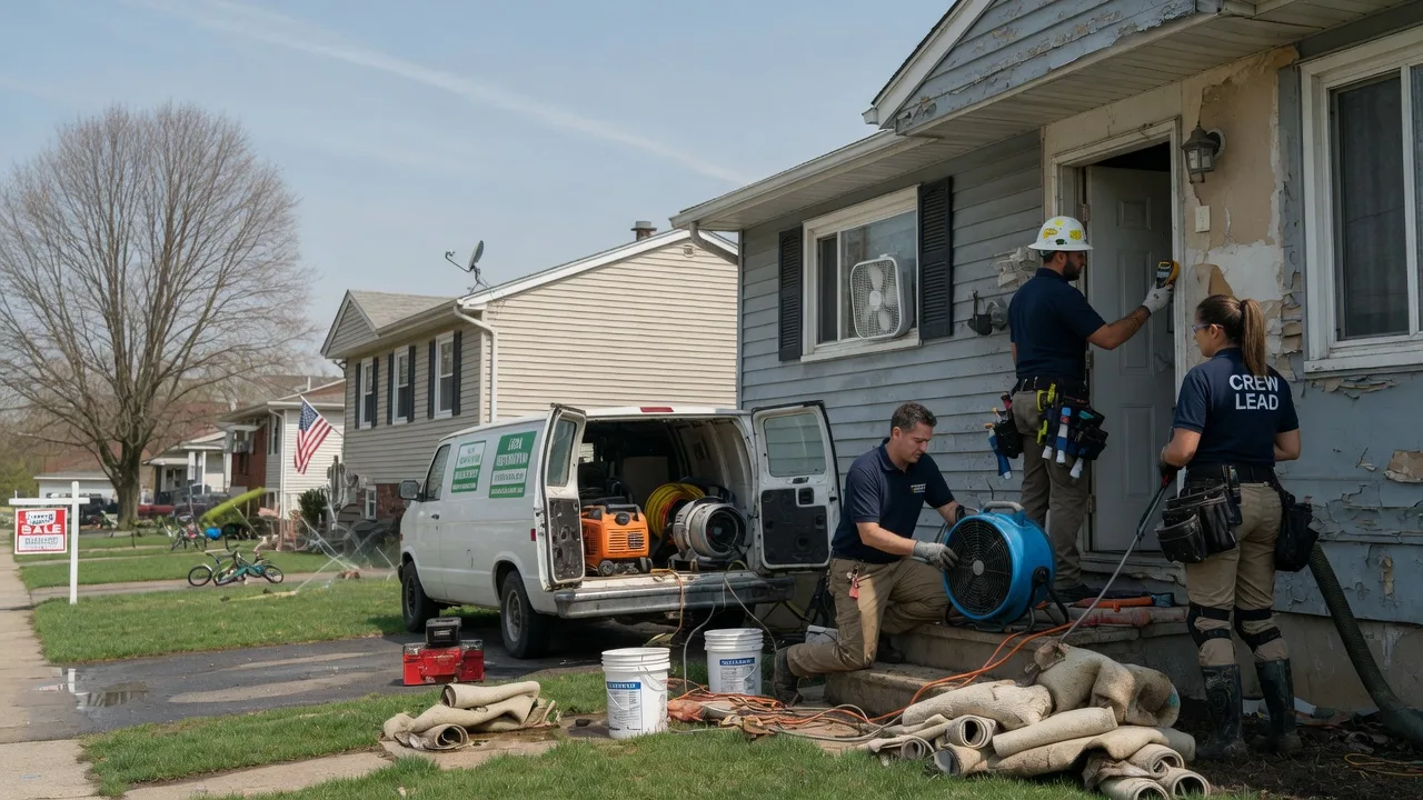Flood Cleanup in Pompeii, MI near me