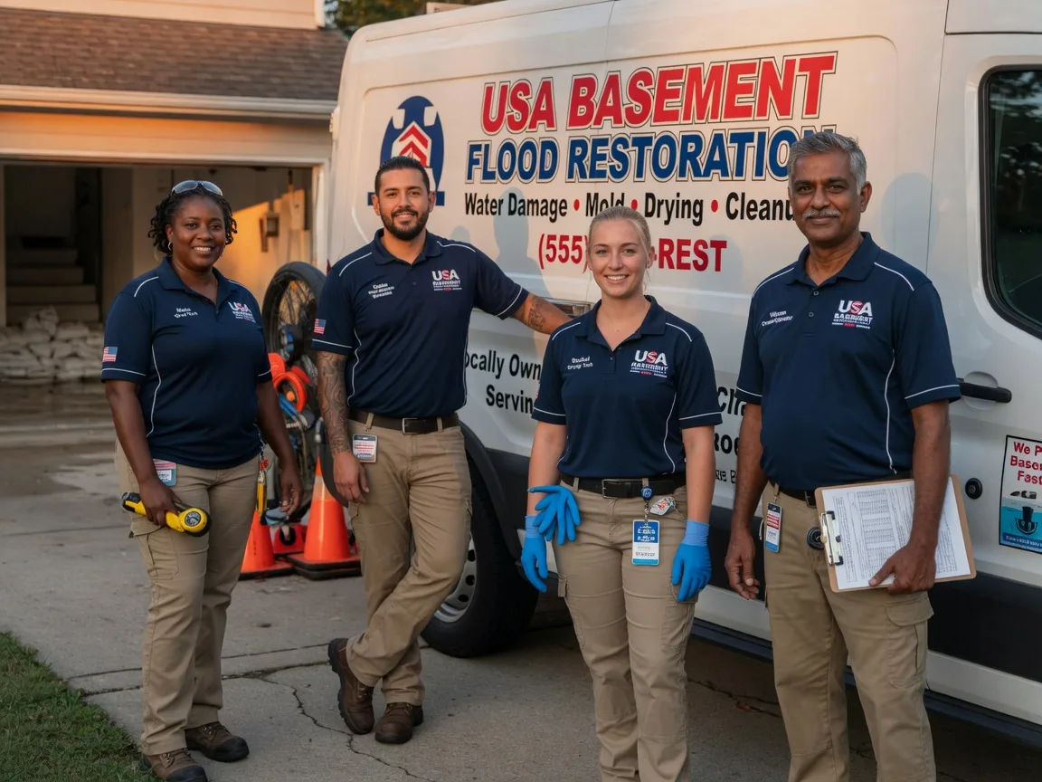 Basement Flood Cleanup company in Pompeii, MI